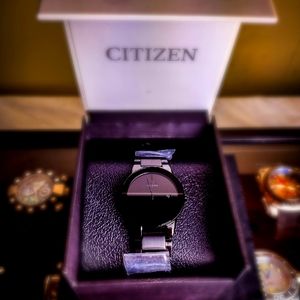 Citizen Black on Black ECO-DRIVE Axiom Watch!
